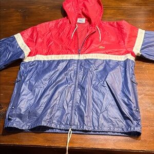 LACOSTE X IZOD FULL ZIP HOODED LIGHTWEIGHT JACKET🔥